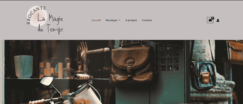 site e-commerce brocante